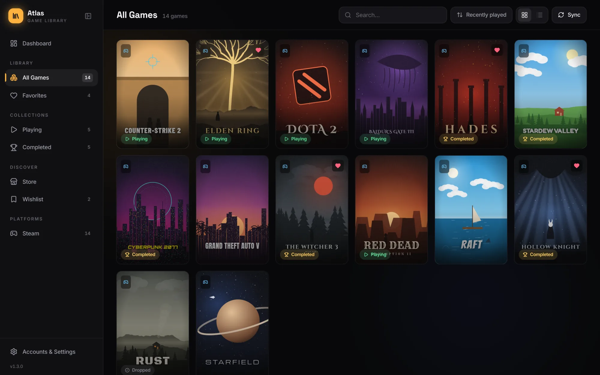 The library, one grid for every store