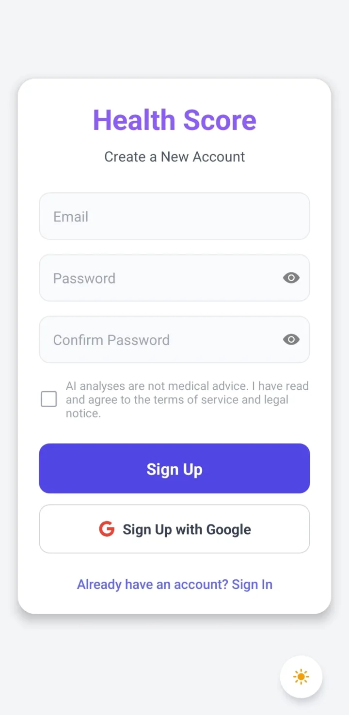 Sign up