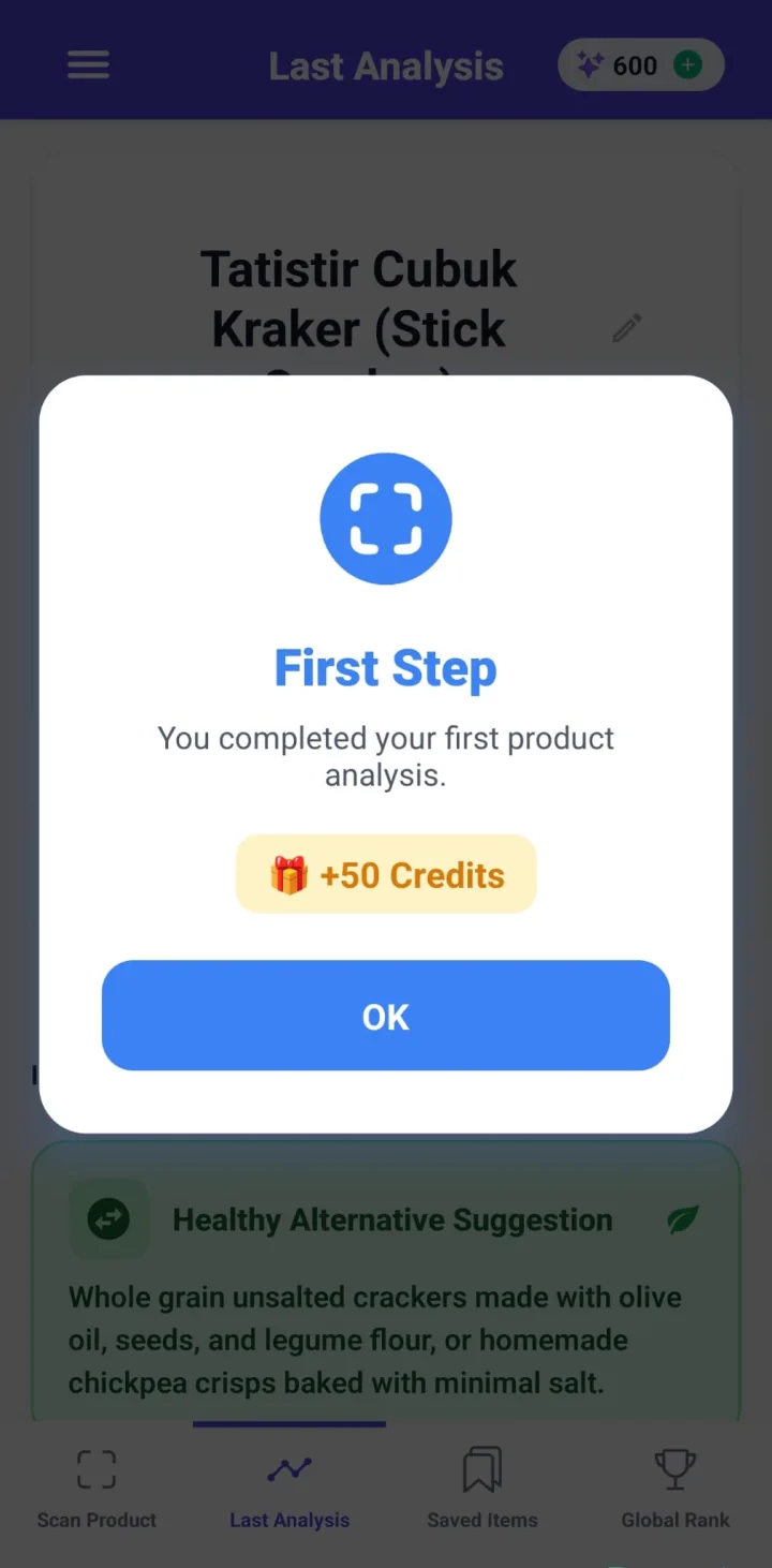 Earning the first badge