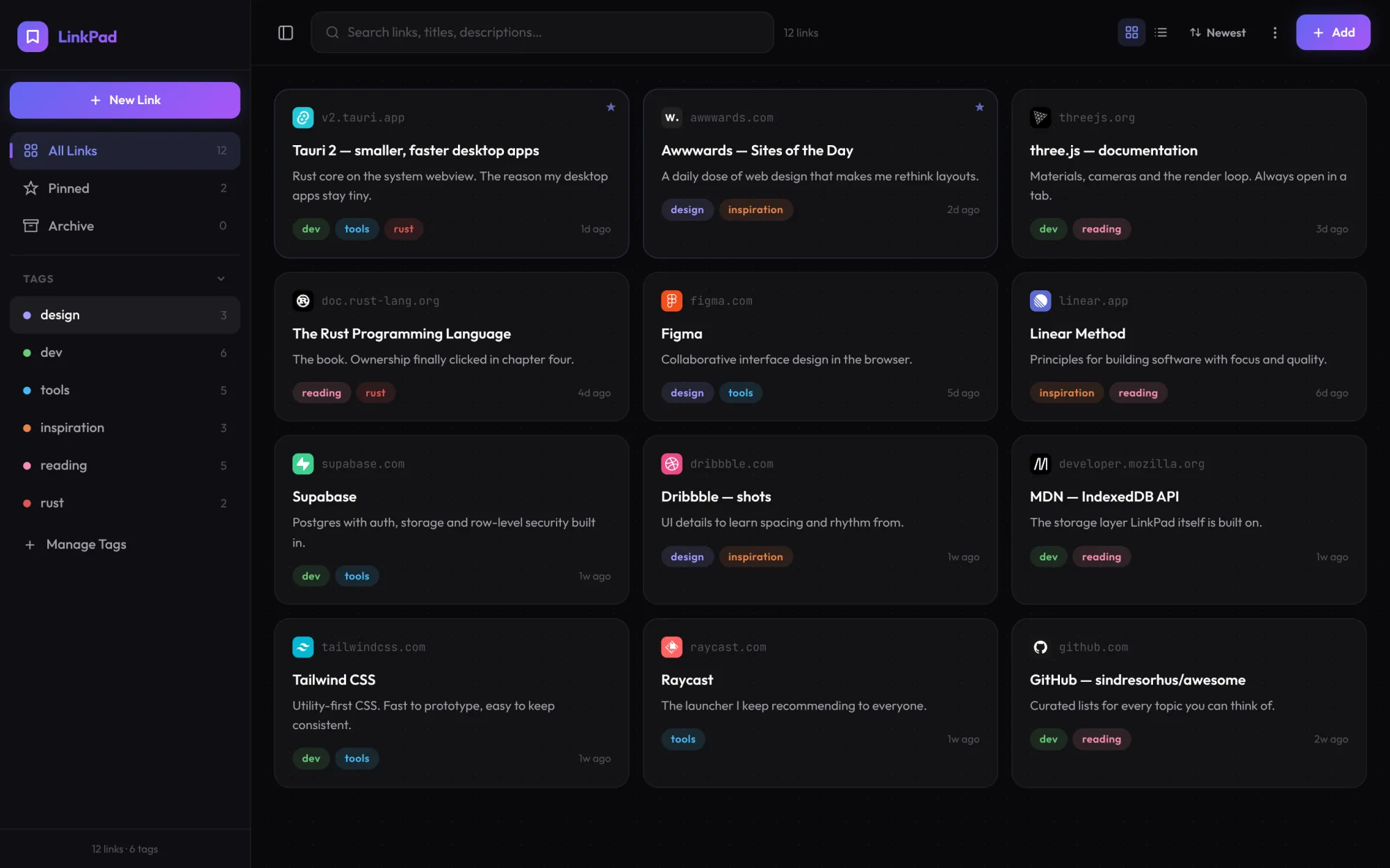 List view